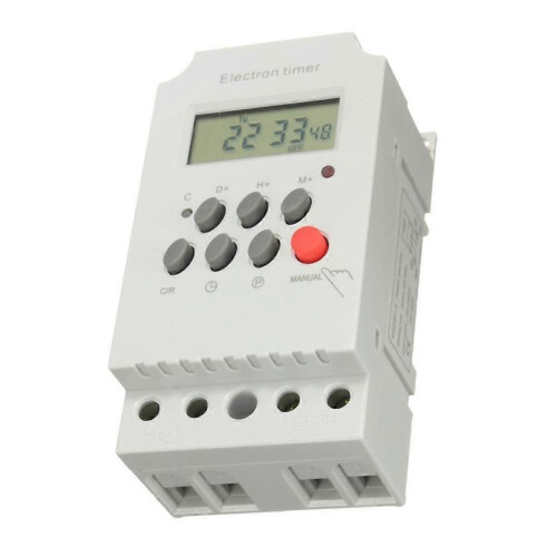 KG316T-II Din Rail Microcomputer Time Control Switch Time Control Timer AC 220V 25A DIGITAL TIMER SWITCH Relay Control 1