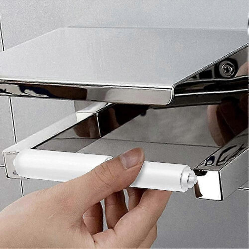 Toilet Paper Holder Insert Plastic Spring Loaded Spindle 2