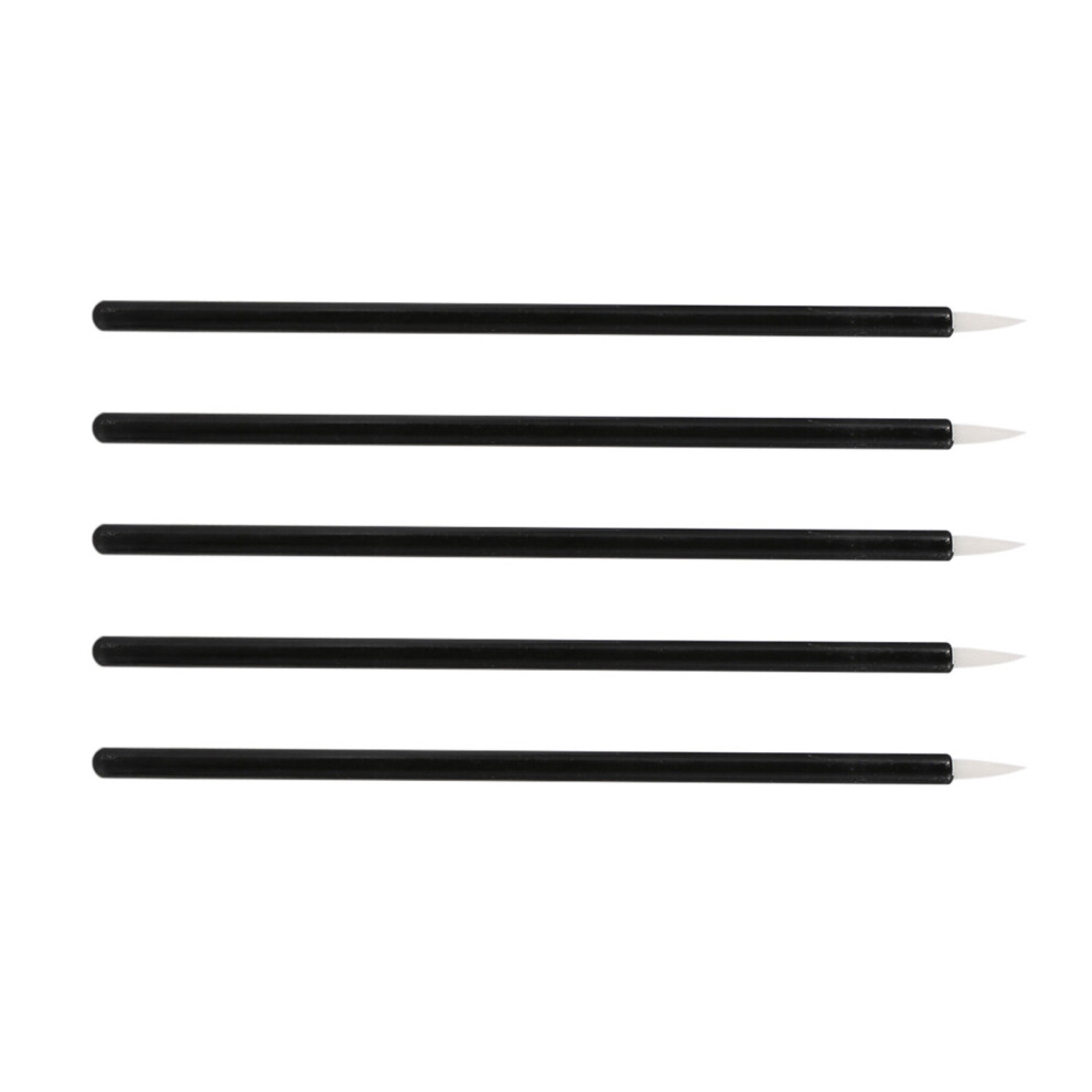 50PCS Disposable Eyeliner Brush Set, 9cm Synthetic Fiber Applicators