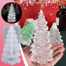 Silikonformen DIY Weihnachtsbaumform, Kerzenhalter, Silikonform, Kerzenhalter, Epoxidharzgussform, Kerzenhalter, Gießform