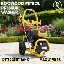 Petrol Pressure Washer RocwooD Max 3190 PSI 7HP High Power Jet Recoil Start