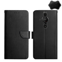 Für Sony Xperia Pro-I Leder-Fingerabdruck-Klapphandy-Hülle