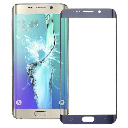 Front Screen Outer Gl Lens for Galaxy S6 Edge+ / G928 Dark Blue