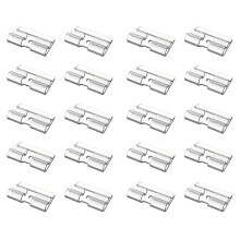 Haken für Außen-Lichterketten Clips 20 Stück Heavy Duty Lichthaken zum Aufhängen von Weihnachts-Halloween-Beleuchtung und Terrassendekoratio