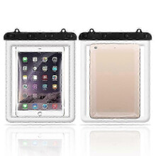 Wasserdichte, klare PVC-Tablet-Touchscreen-Unterwassertasche geeignet für verschiedene Marken, Abmessungen: 23x26,5 cm, IPX8-Zertifizierung