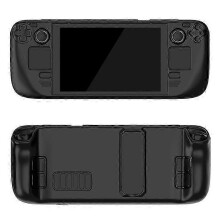 Harte PC-Schutzhülle kompatibel für Steam Deck Spielkonsole Handheld-Schutzhülle mit Ständer