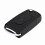 Flip Folding Remote Key Shell Case for Ssangyong 2 Buttons Black 2