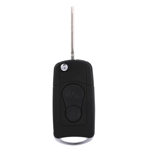 Flip Folding Remote Key Shell Case for Ssangyong 2 Buttons Black 2
