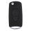 Flip Folding Remote Key Shell Case for Ssangyong 2 Buttons Black 1