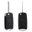 Flip Folding Remote Key Shell Case for Ssangyong 2 Buttons Black 7