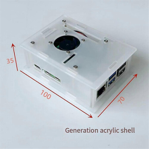 For 5Th Generation Shell Without Cooling Fan, Acrylic Transparent Protective Shell Box Without Cool 2