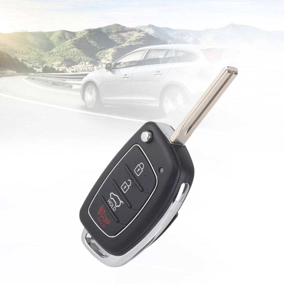 4 Button Key Fob Shell Flip For Ix45 Santa Fe 7293282650565