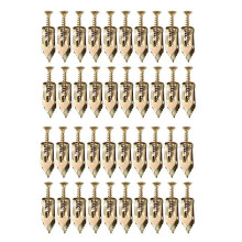 100PCS aufgerüstete selbstbohrende Anker, Schrauben, Trockenbaudübel und Schraubenset, einfache Anwendung, kein Bohrer oder Löcher in der Wa