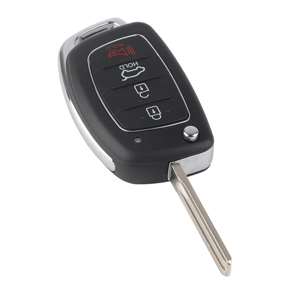 4 Button Key Fob Shell Flip For Ix45 Santa Fe 7293282664159