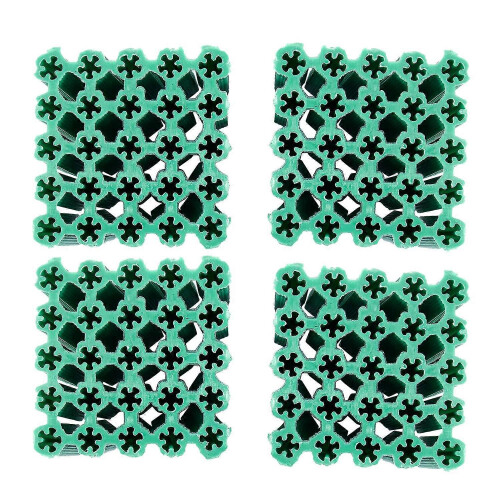 Mounting screws green 6 mm non-slip plastic dowel 100 pieces 2