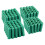 Mounting screws green 6 mm non-slip plastic dowel 100 pieces 4