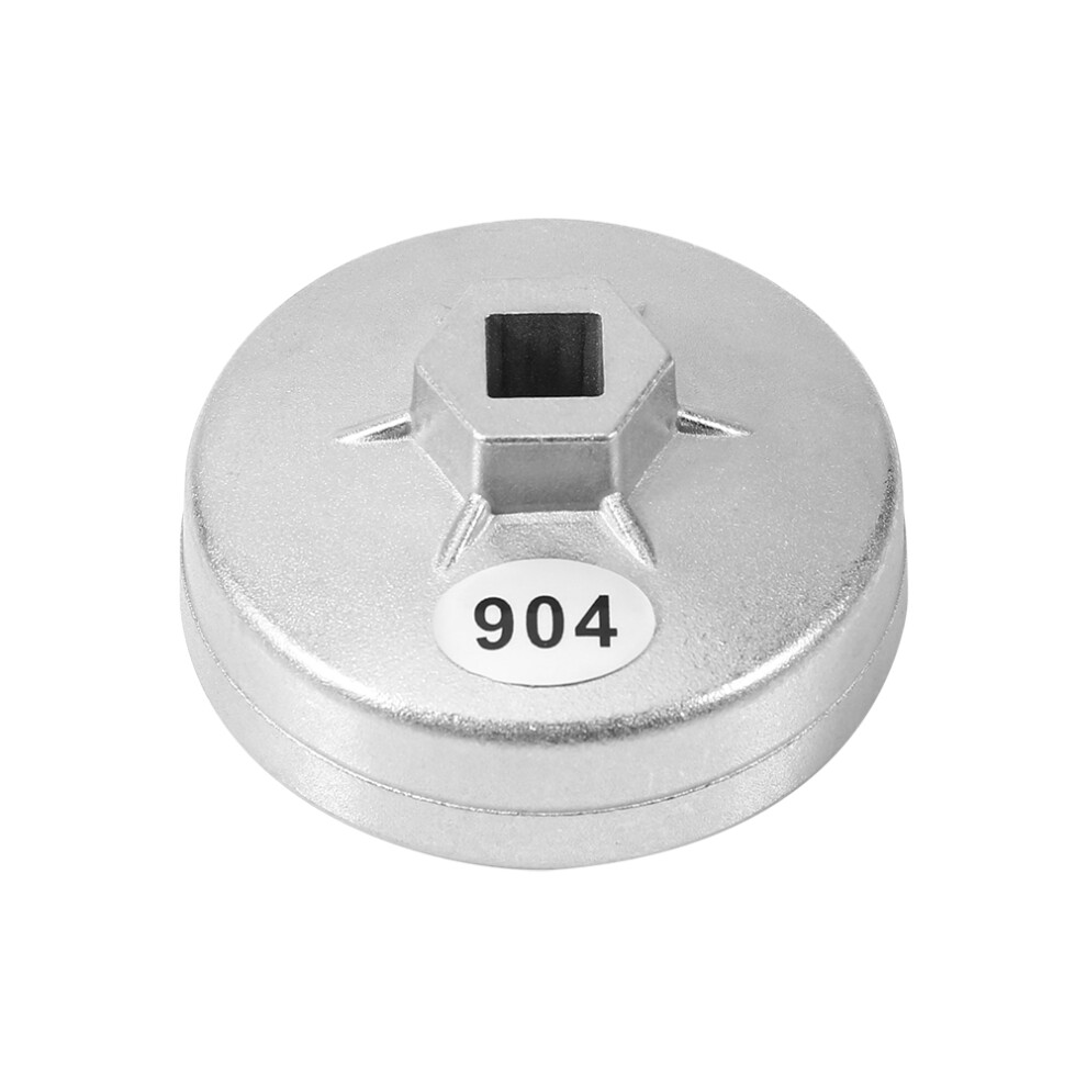 79Mm Aluminum Oil Filter Wrench 15 Flutes, Durable Tool Silver 5041393069118