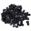 100Pcs Black Plastic Valve Caps For Cars 20