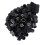 100Pcs Black Plastic Bike Tyre Valve Caps 19