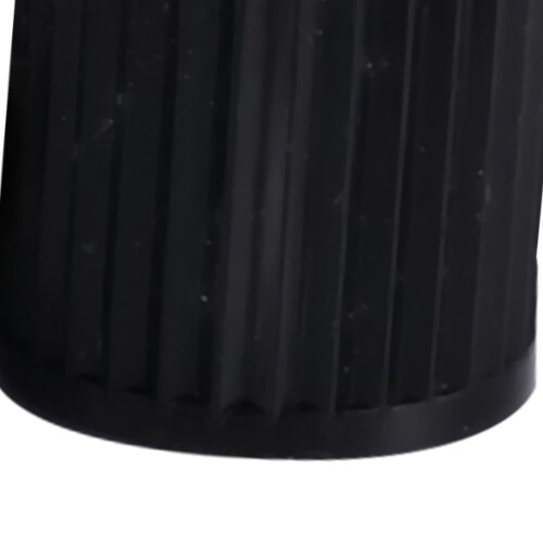 100Pcs Black Plastic Valve Caps For Cars