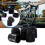 100 Black Plastic Tyre Valve Caps Pack 16