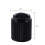 100Pcs Black Plastic Valve Caps For Cars 17