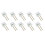 10pcs Airbag Resistor Kit Enhanced Chip Shield Resistance Automotive Air Bag with Decoder Chip Shield Resistor 2 Ohm 1