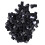 100Pcs Black Plastic Valve Caps For Cars 3