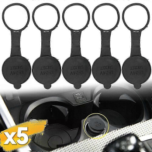 Universal Car Cigarette Lighter Lid Socket Outlet 12V Lighter Protector Waterproof Dustproof Cover Plug Cap Car Accessories 1