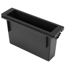 Universal Car Doppel 1 Din Armaturenbrettbecherhalter, Aufbewahrungsbox aus Kunststoff für Stereoradio