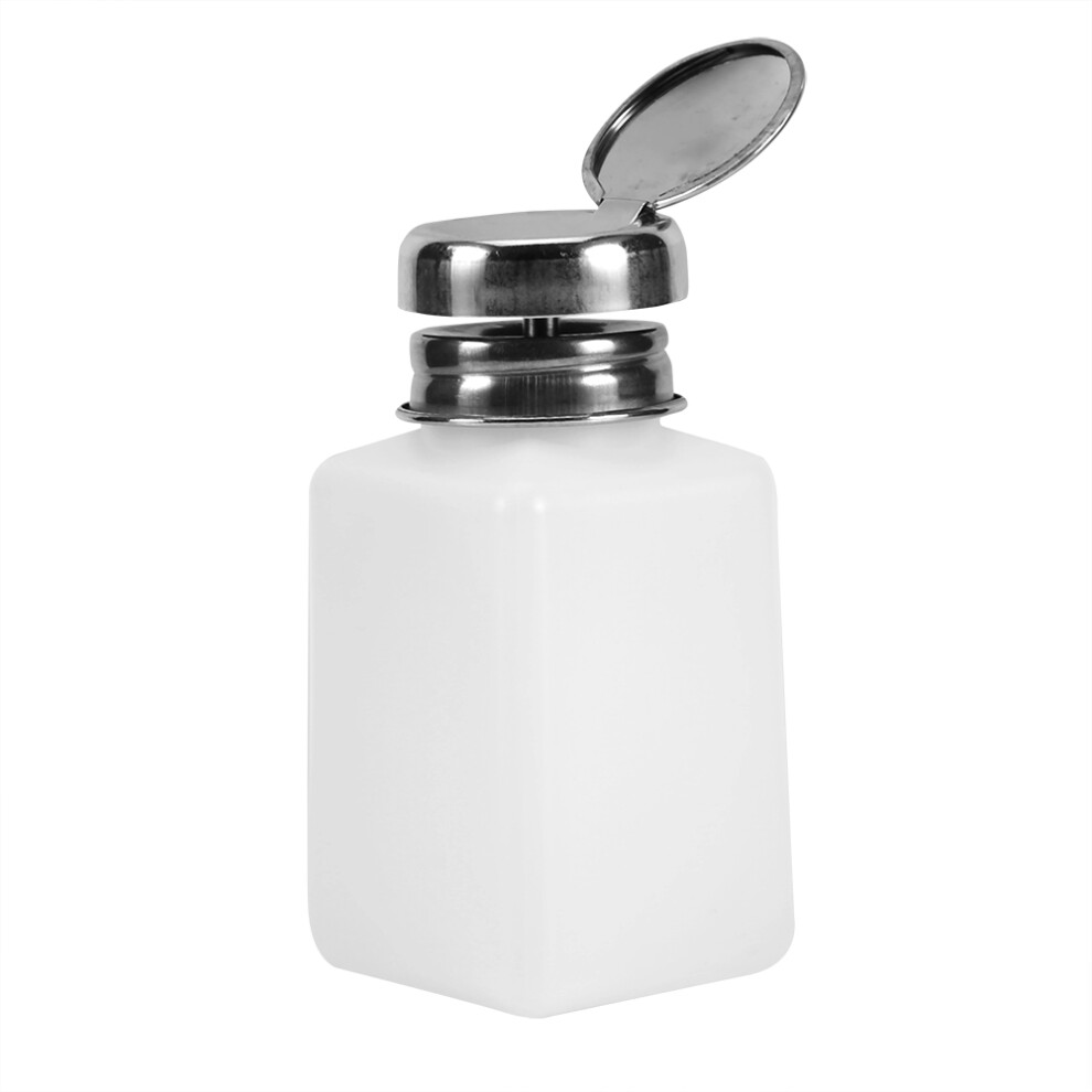 Nail & Makeup Cleanser Bottle 200ML Pump Dispenser Alcohol & Liquid Remover