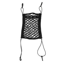 3-Layer Car Mesh Organizer, Stretchable Seat Back Net Bag, Barrier of Backseat Pet Kids, Cargo Tissue Purse Holder, Driver Storage Netting Pouch
