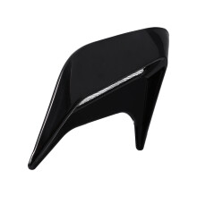 Universal Black Car Air Flow Vent Hood Pair 13cm x 11cm DIY Decor