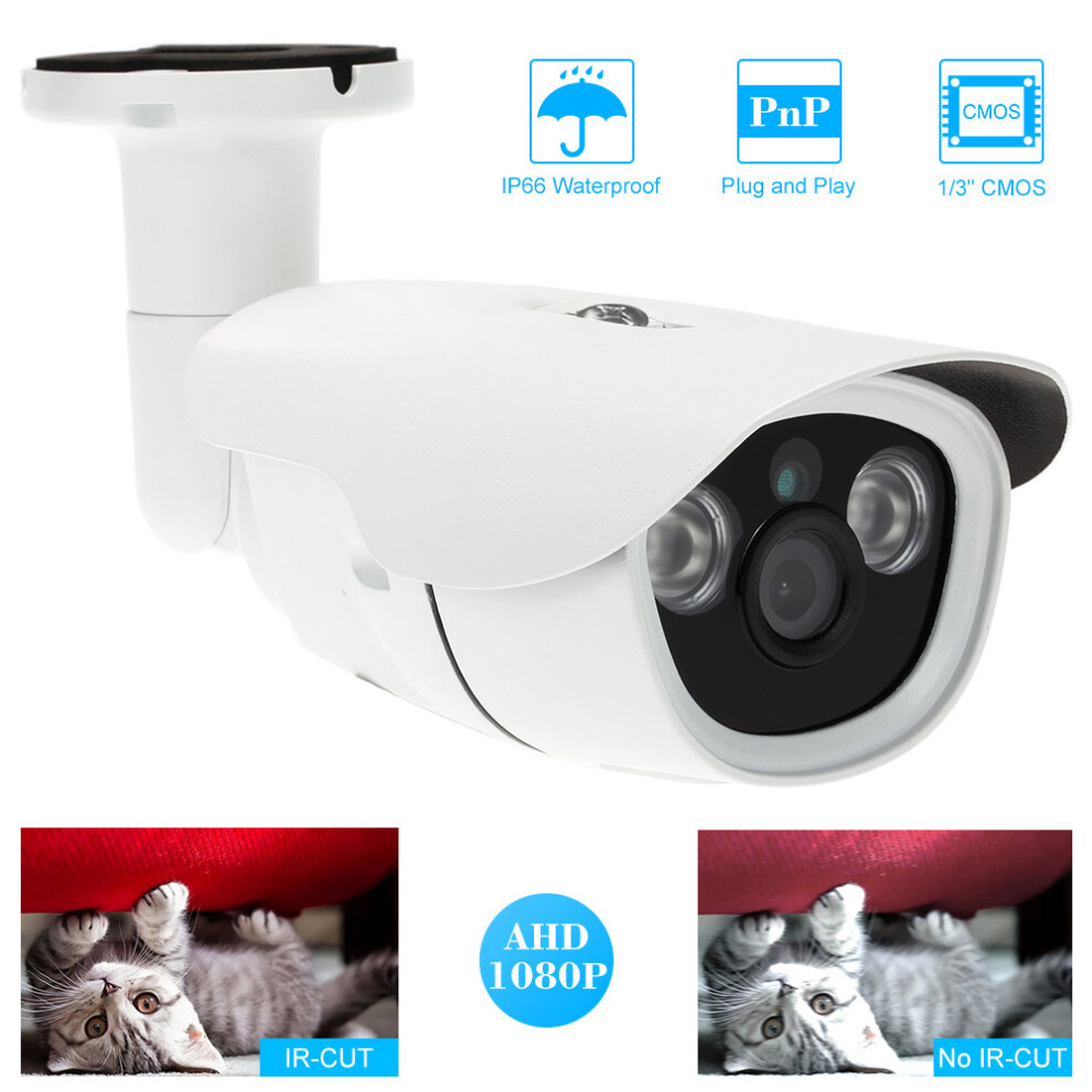 1080P Ahd Bullet Cctv Camera 3.6Mm Lens Night Vision Waterproof Outdoor Security 9371393070552
