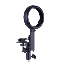 Speedlight L-Bracket Cold Shoe & Bowens Mount Adapter for Softbox Beauty Dish