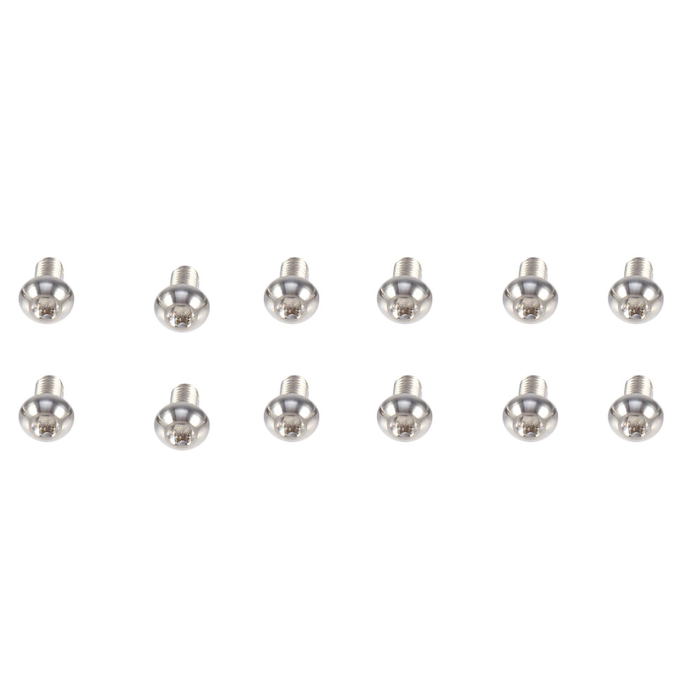Titanium Alloy T25 Disc Brake Bolts 12Pcs For Bike Bicycle Silver Lightweight 4071393070587
