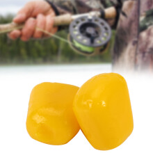50Pcs Fish Baits Corn Artificial Carp Lures 1cm Yellow Outdoor