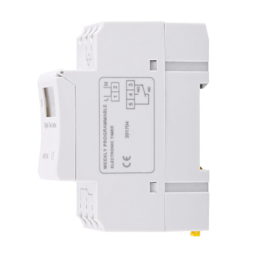 LCD Weekly Timer Relay 16 ON/OFF 24V AC/DC 86x36x65mm