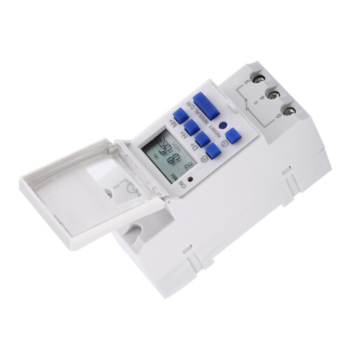 Electronic Relay Timer 16 ON & 8 OFF Weekly Programmable LCD Switch AC/DC 24V 1