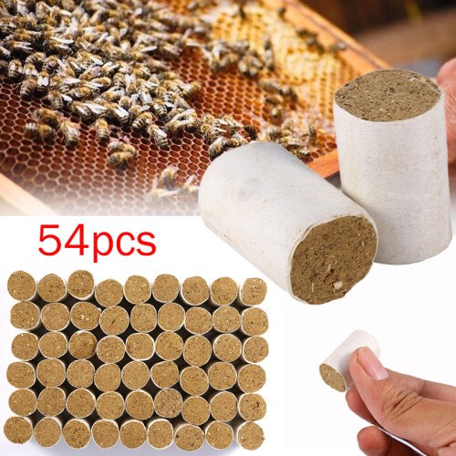 54pcs Beekeeping Smoker Fuel Solid Herbal Smoke Ba 2