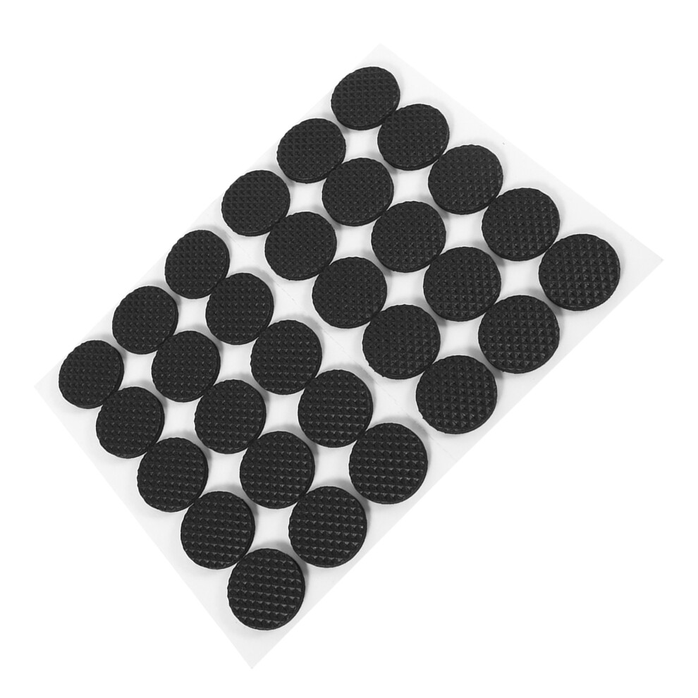 Furniture Floor Protectors 30Pcs Black Rubber Non Slip Self Adhesive Feet Pads 5041393072484
