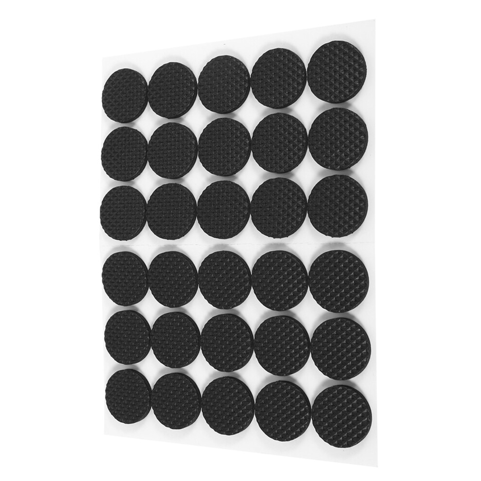 Furniture Floor Protectors 30Pcs Black Rubber Non Slip Self Adhesive Feet Pads 8231393153291