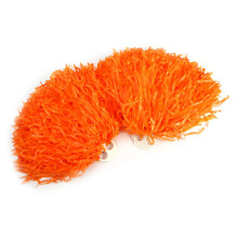 Cheerleader Pom Poms Orange - Squad Cheer Sports Party Dance Accessories