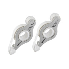 Recarga para rodillo adhesivo - Cartucho 2x450 - Bandas adhesivas permanentes - Pack doble - 20% reciclado