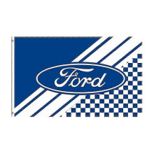 3x5 Fuß großes Ford-Autoflaggen-Polyester-Print-Autobanner für das Aufhängen an Türen