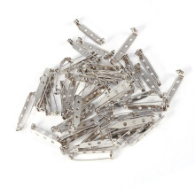 Craft Rolling Lock Back Safety Pins 32mm 50pcs Brooch DIY Jewellery Supplies