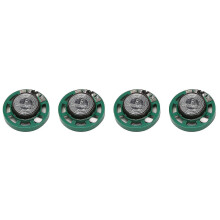 0,25 W 32 Ohm Kunststoff-4-Magnetlautsprecher mit 27 mm Durchmesser Grün + Silber