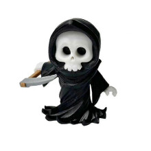 Bewegliche Sichel-Sensenmann-Figur Halloween-Dekoration Sichel Sensenmann