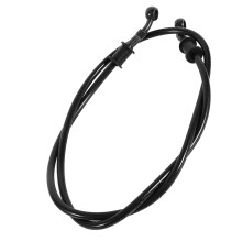 90cm Braided Steel Motorcycle Brake Oil Hose Line Black, 500mm-1200mm