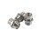 50 pcs Silver 5mm LED Holders Thread Mount 8mm for Electronics 11